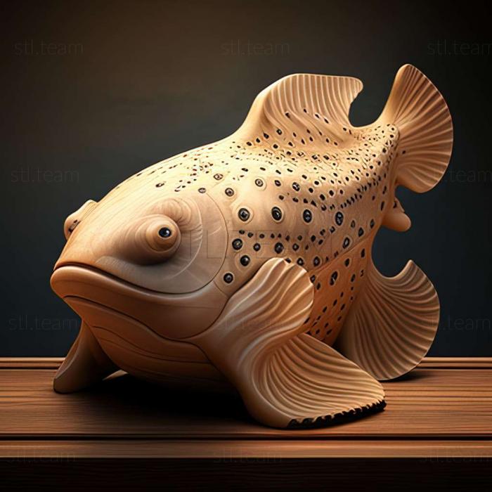 3D модель Bradypterus cinnamomeus (STL)